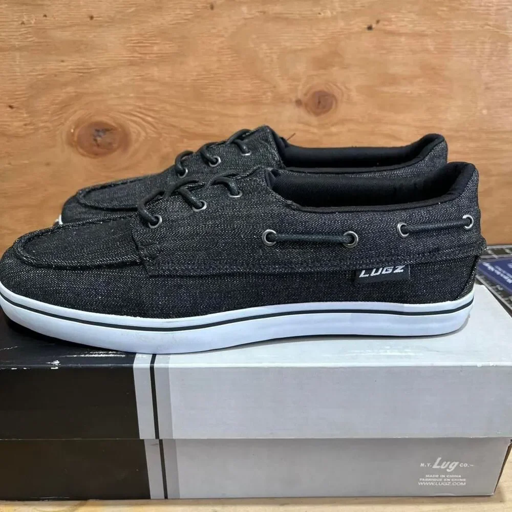 Lugz Men's Black Boat-shoes